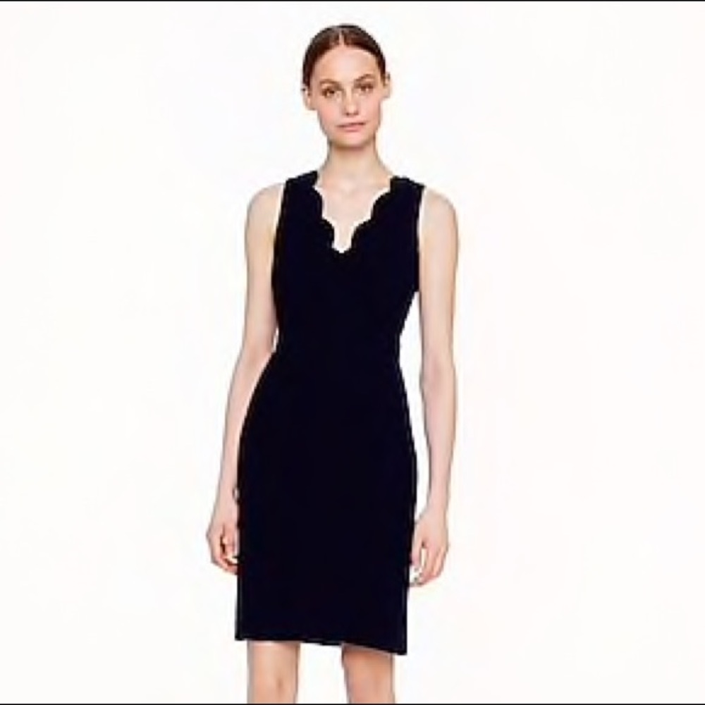 J. Crew Elegant Navy Mini Dress